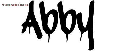 Graffiti Name Tattoo Designs Abby Free Lettering - Free ...