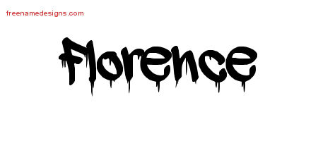 florence name tattoo graffiti designs lettering florance freenamedesigns