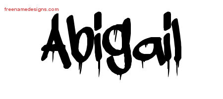 Graffiti Name Tattoo Designs Abigail Free Lettering