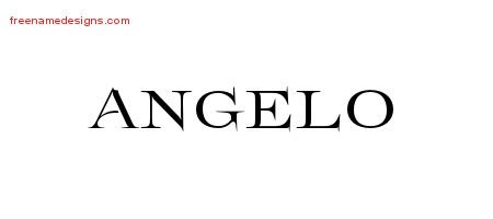 Flourishes Name Tattoo Designs Angelo Printable Flourishes Name Tattoo Designs Angelo Printable