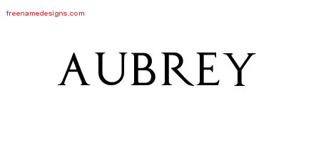 aubrey Archives - Free Name Designs