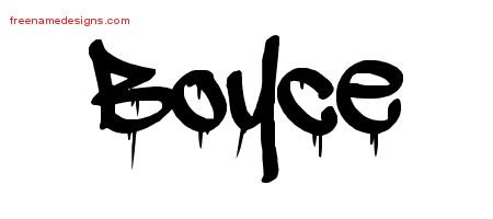 Graffiti Name Tattoo Designs Boyce Free