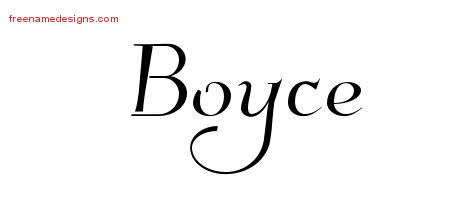 Elegant Name Tattoo Designs Boyce Download Free