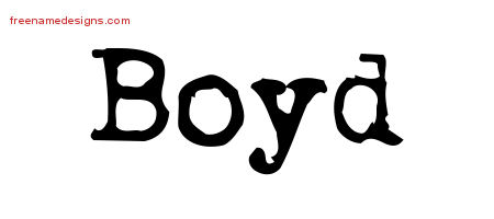 what does boyd mean as a name
