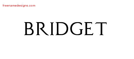 bridget Archives - Free Name Designs