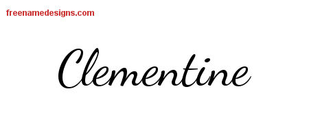 clementine Archives - Free Name Designs