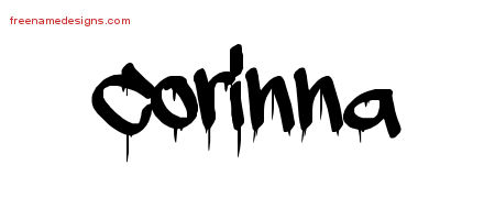 Graffiti Name Tattoo Designs Corinna Free Lettering