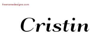 Art Deco Name Tattoo Designs Cristin Printable Art Deco Name Tattoo Designs Cristin Printable