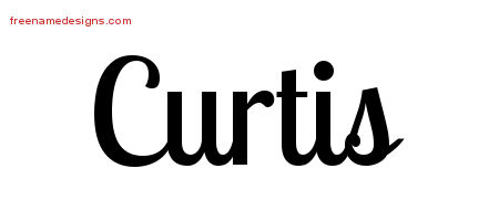 Handwritten Name Tattoo Designs Curtis Free Download