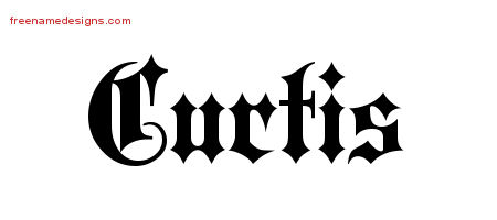 Old English Name Tattoo Designs Curtis Free Lettering Old English Name Tattoo Designs Curtis Free Lettering