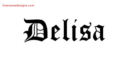 Blackletter Name Tattoo Designs Delisa Graphic Download Blackletter Name Tattoo Designs Delisa Graphic Download
