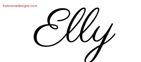 Elly é um nome?