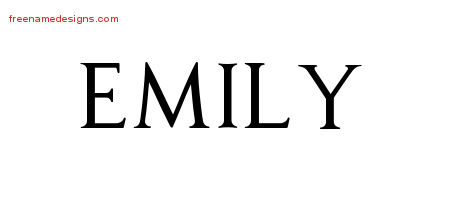  Name Tattoo Designs Emily Graphic Download - Free Name Designs