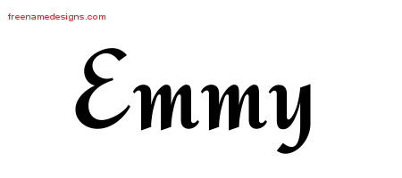 Calligraphic Stylish Name Tattoo Designs Emmy Download Free