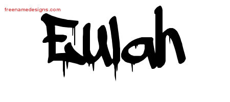Graffiti Name Tattoo Designs Eulah Free Lettering