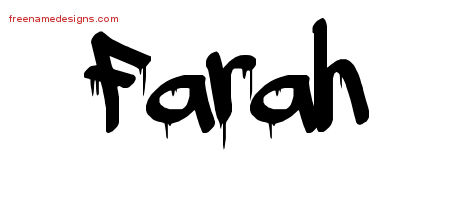 farah name designs lettering tattoo graffiti