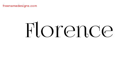 florence name tattoo designs vintage florance names freenamedesigns