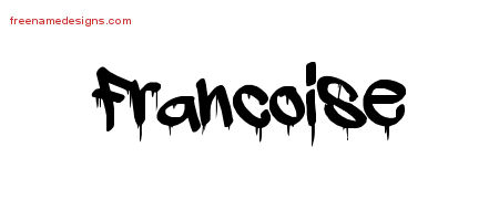 Graffiti Name Tattoo Designs Francoise Free Lettering