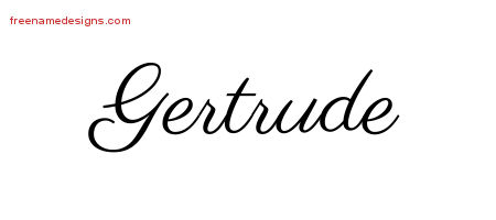 gertrude Archives - Free Name Designs