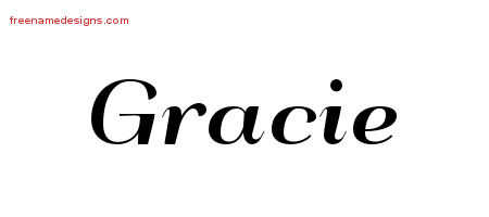 Art Deco Name Tattoo Designs Gracie Printable Art Deco Name Tattoo Designs Gracie Printable