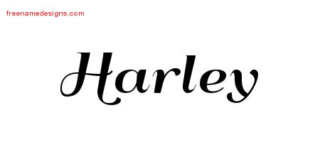 Art Deco Name Tattoo Designs Harley Graphic Download