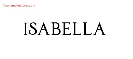 isabella Archives - Free Name Designs