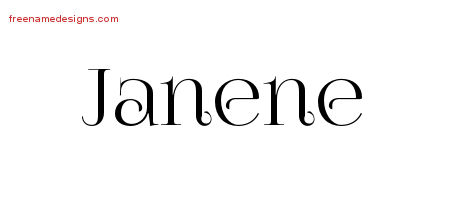 Vintage Name Tattoo Designs Janene Free Download Vintage Name Tattoo Designs Janene Free Download