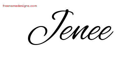 Cursive Name Tattoo Designs Jenee Download Free