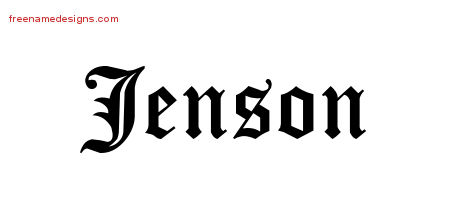 jenson Archives - Free Name Designs