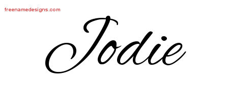 Calligraphic Stylish Name Tattoo Designs Jodie Download 