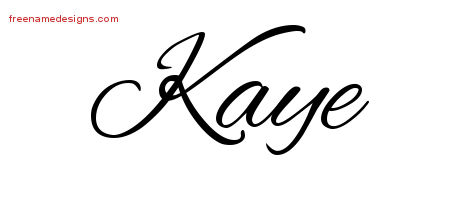 Cursive Name Tattoo Designs Kaye Download Free