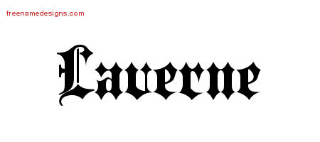 Old English Name Tattoo Designs Laverne Free Old English Name Tattoo Designs Laverne Free