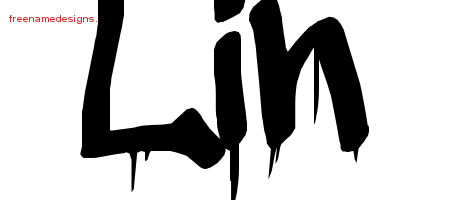 Graffiti Name Tattoo Designs Lin Free Lettering