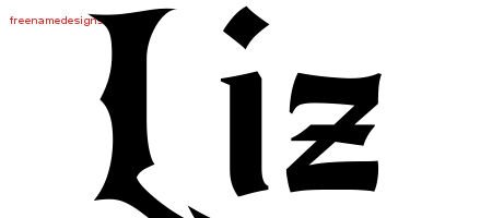 liz Archives - Free Name Designs