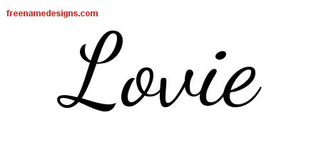 Lively Script Name Tattoo Designs Lovie Free Printout Lively Script Name Tattoo Designs Lovie Free Printout