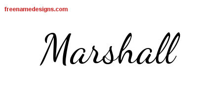 marshall Archives - Free Name Designs