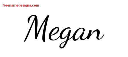 megan name tattoo designs script lively