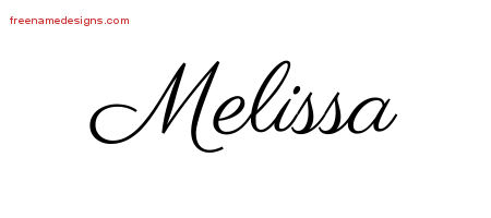 melissa Archives - Free Name Designs