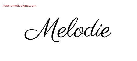 Classic Name Tattoo Designs Melodie Graphic Download Classic Name Tattoo Designs Melodie Graphic Download