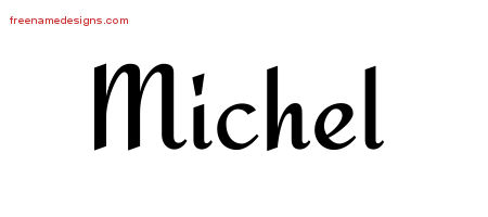 Calligraphic Stylish Name Tattoo Designs Michel Free Graphic Calligraphic Stylish Name Tattoo Designs Michel Free Graphic