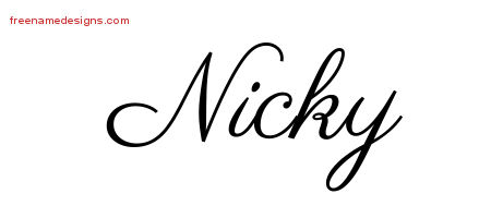 Classic Name Tattoo Designs Nicky Graphic Download Classic Name Tattoo Designs Nicky Graphic Download