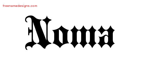 Old English Name Tattoo Designs Noma Free Old English Name Tattoo Designs Noma Free