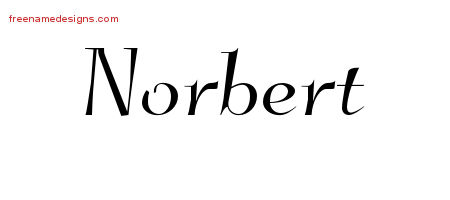 Elegant Name Tattoo Designs Norbert Download Free