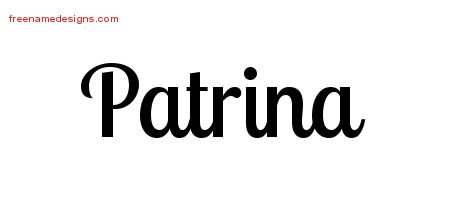 Handwritten Name Tattoo Designs Patrina Free Download Handwritten Name Tattoo Designs Patrina Free Download