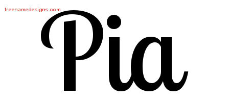 pia Archives - Free Name Designs