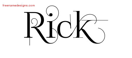 Decorated Name Tattoo Designs Rick Free Lettering Decorated Name Tattoo Designs Rick Free Lettering