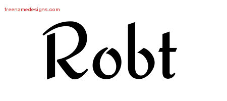 Calligraphic Stylish Name Tattoo Designs Robt Free Graphic