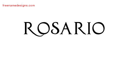 Regal Victorian Name Tattoo Designs Rosario Printable Regal Victorian Name Tattoo Designs Rosario Printable