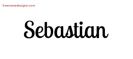 Sebastian Name Tattoo Designs