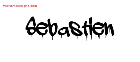 Graffiti Name Tattoo Designs Sebastien Free